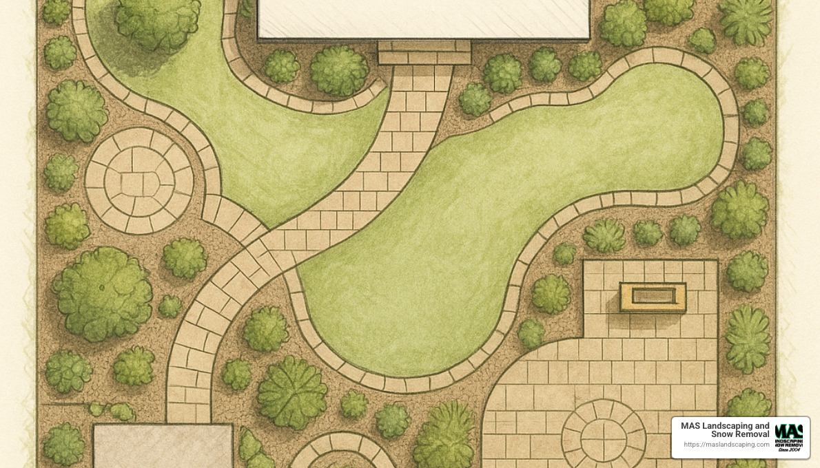 hardscape design plan - hardscaping your yard