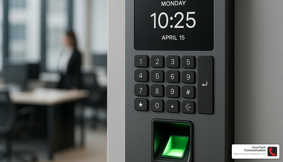 辦公樓的訪問控制面板-辦公樓的安全系統