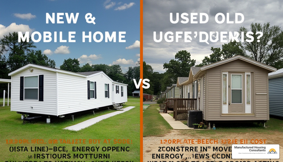 comparison of new and used mobile homes - new vs used mobile homes for sale