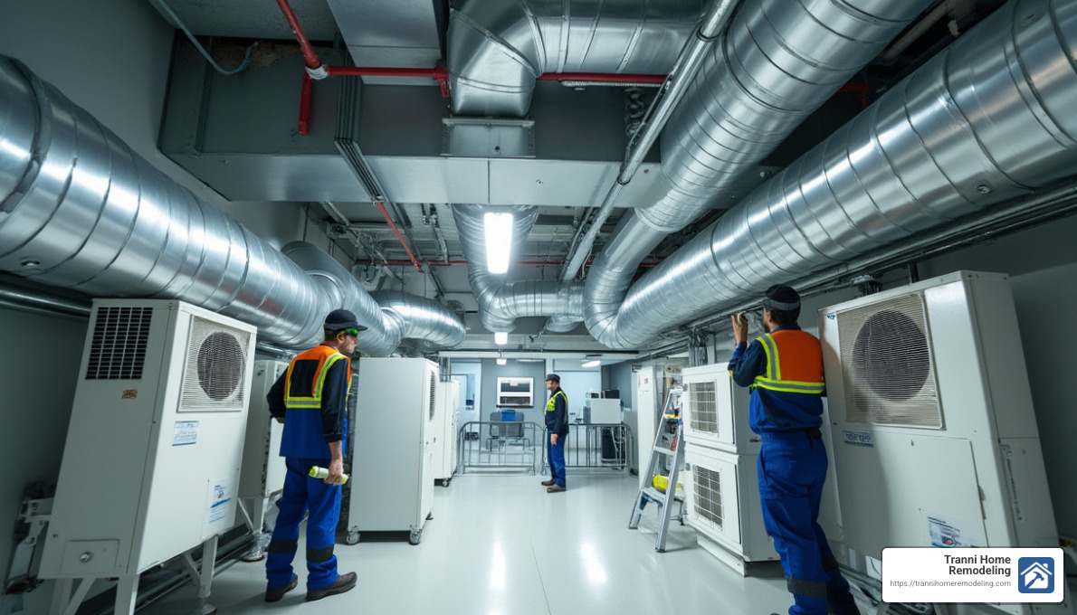 professionally installed commercial hvac system - HVAC Installation