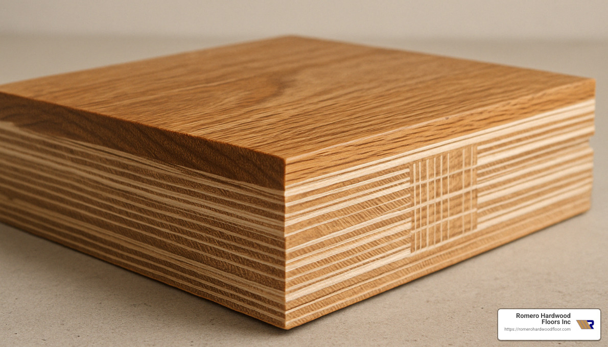 engineered hardwood cross-section showing layers - installing engineered hardwood on concrete engineered hardwood cross-section showing layers - installing engineered hardwood on concrete