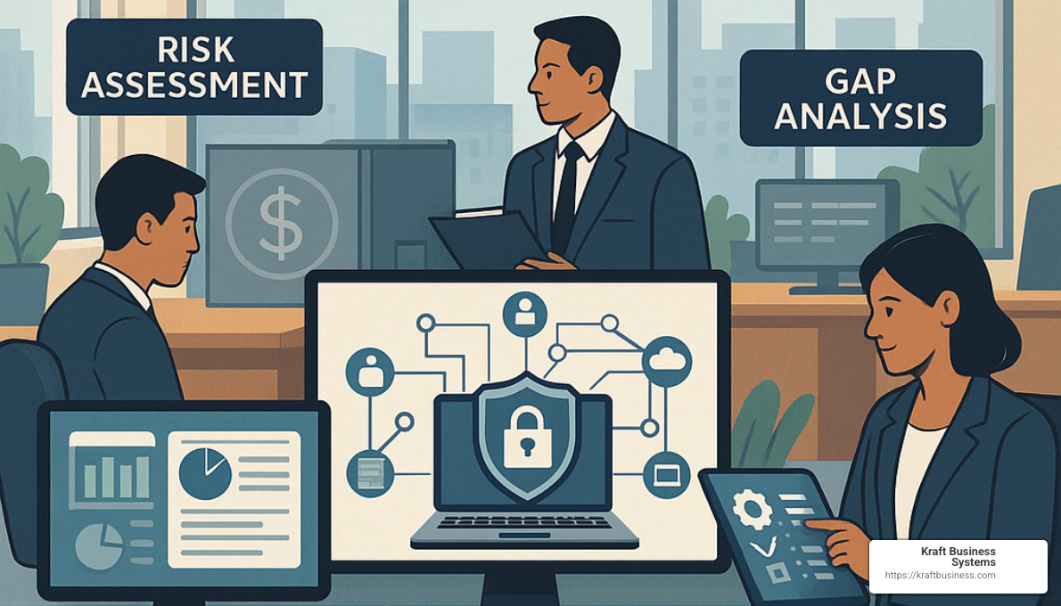 security assessment process - cybersecurity and risk management services for financial institutions