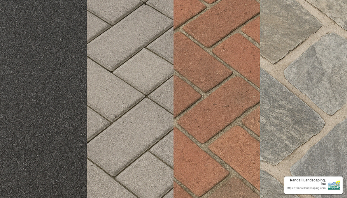 different driveway paving materials - Driveway paving Salem NH