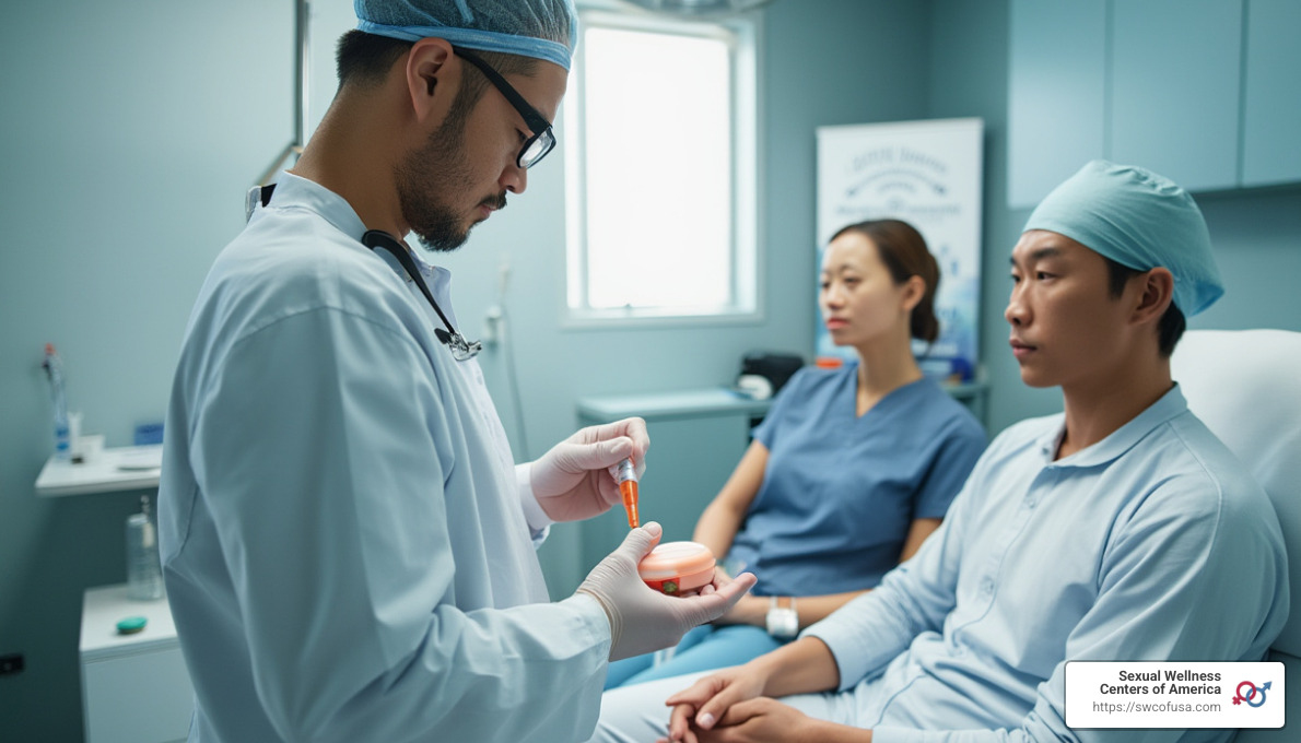 Various erectile dysfunction treatment options including pills, injections, devices, and surgical options - erectile dysfunction treatment