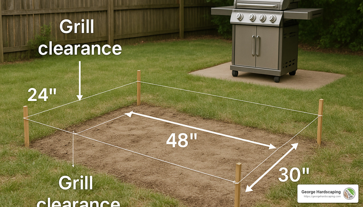 planning optimal grill location with measurements and clearances - install outdoor grill planning optimal grill location with measurements and clearances - install outdoor grill