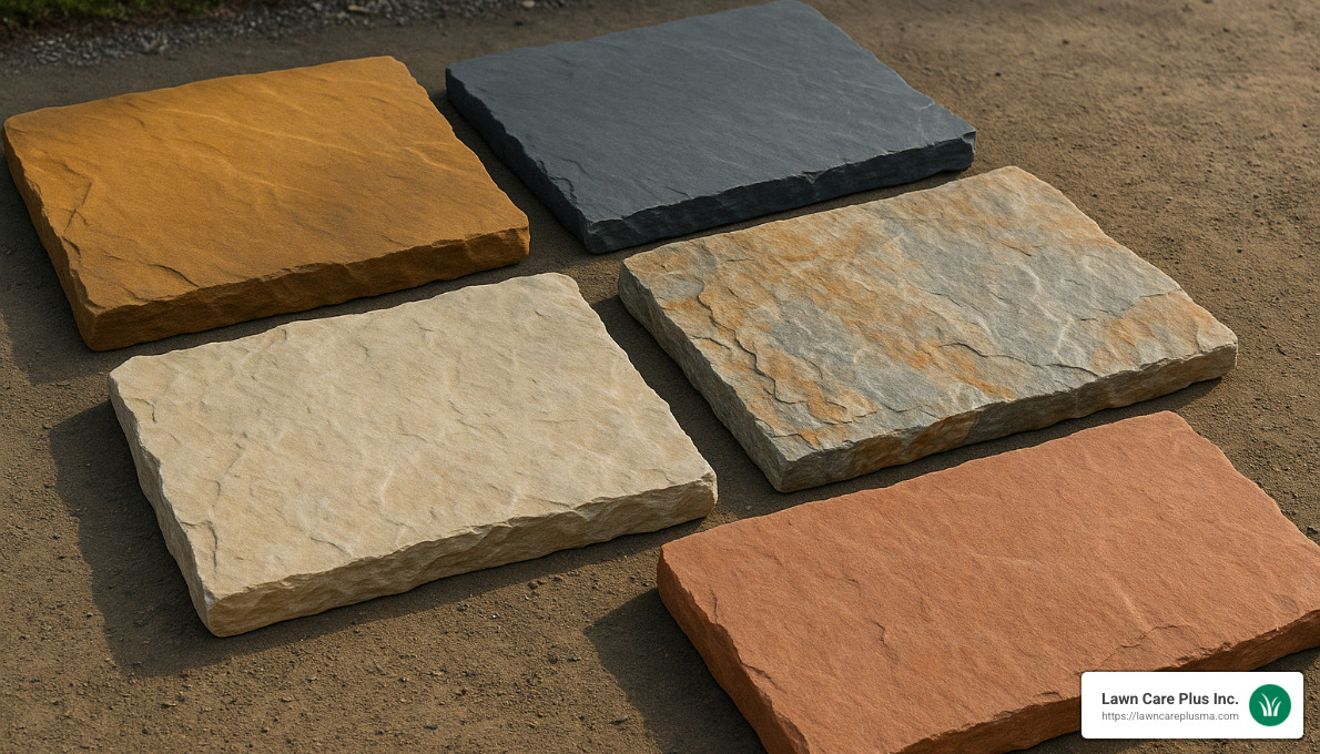 different types of flagstone - flagstone patio installation
