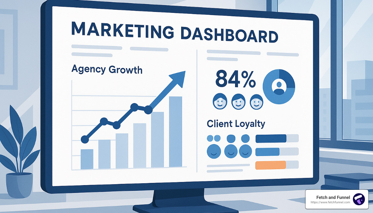 Agency growth and client loyalty visualization - sales funnel for marketing agencies