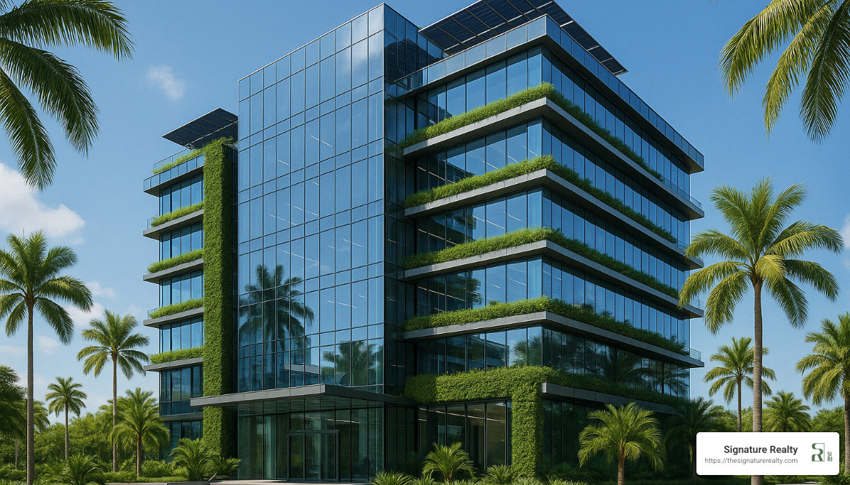 Sustainable luxury office building in Miami - Luxury office space Miami