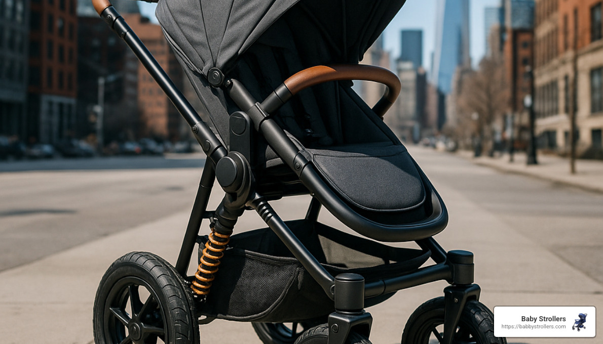 stroller features - Stroller with shock absorbers