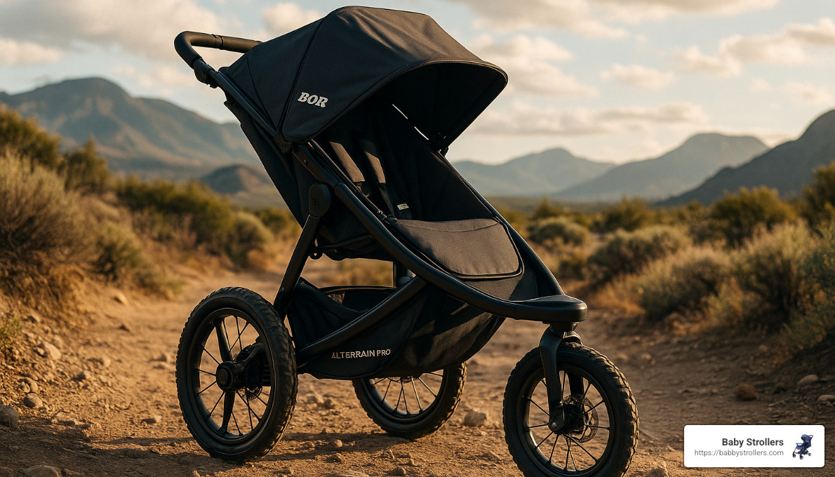 BOB Gear Alterrain Pro - Stroller with shock absorbers