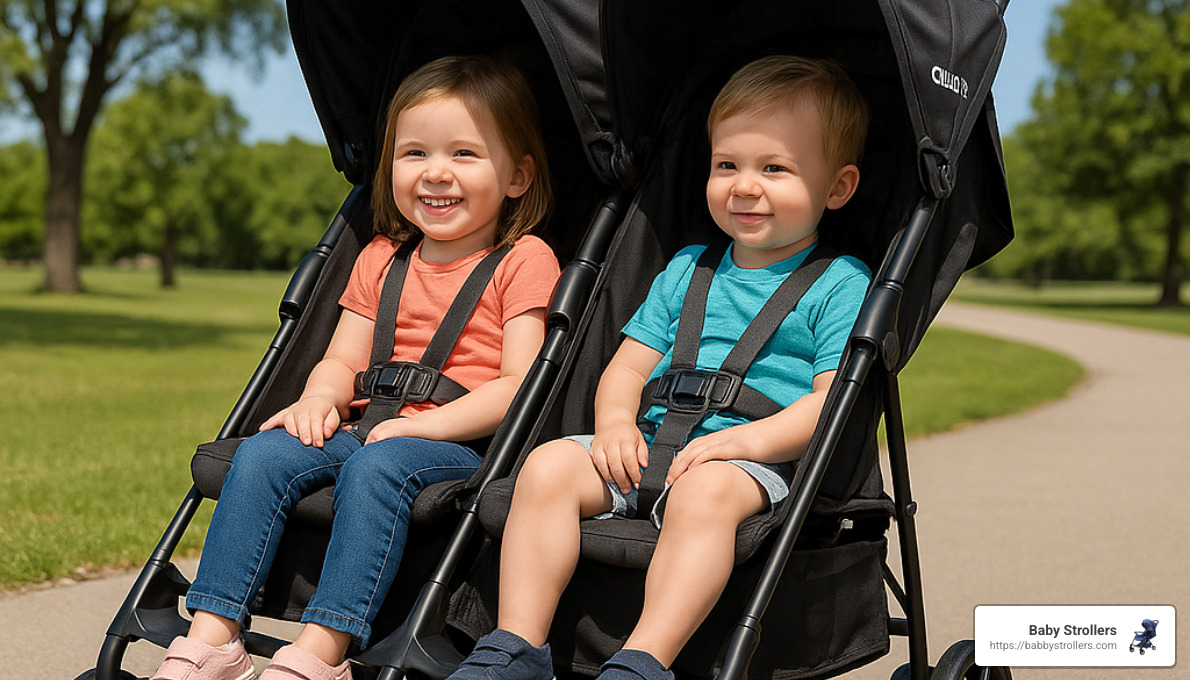 Kolcraft Cloud Plus Lightweight Double Stroller - budget double stroller