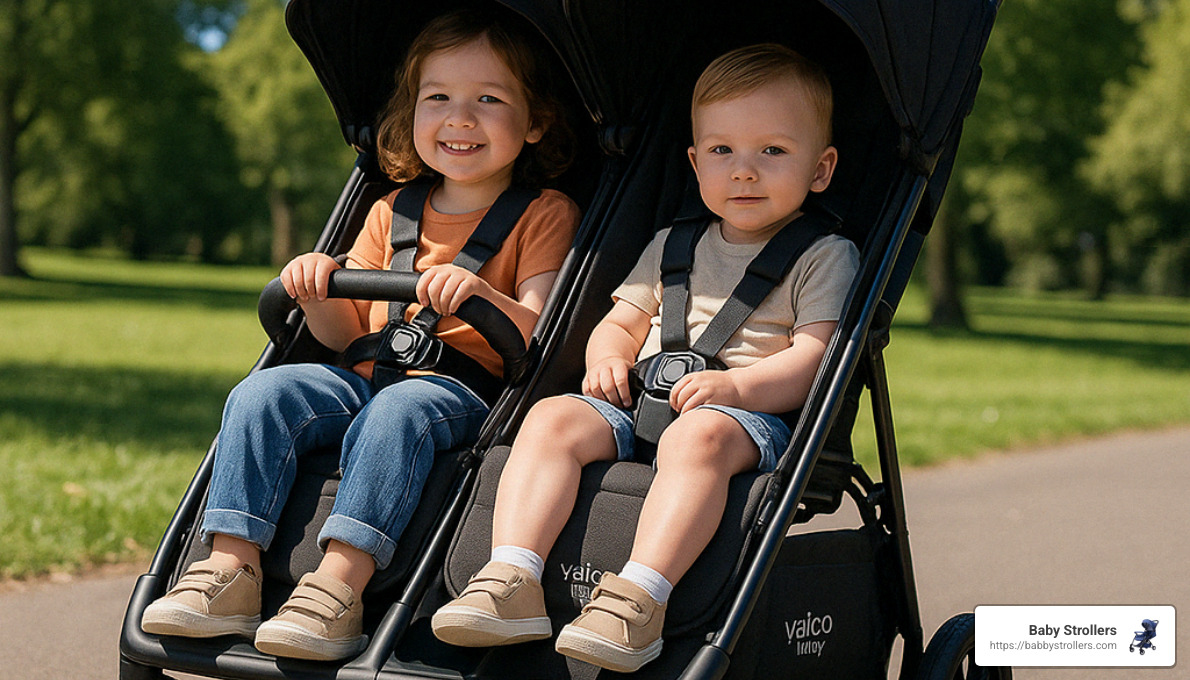 Valco Baby Slim Twin Stroller 2024 - affordable twin strollers