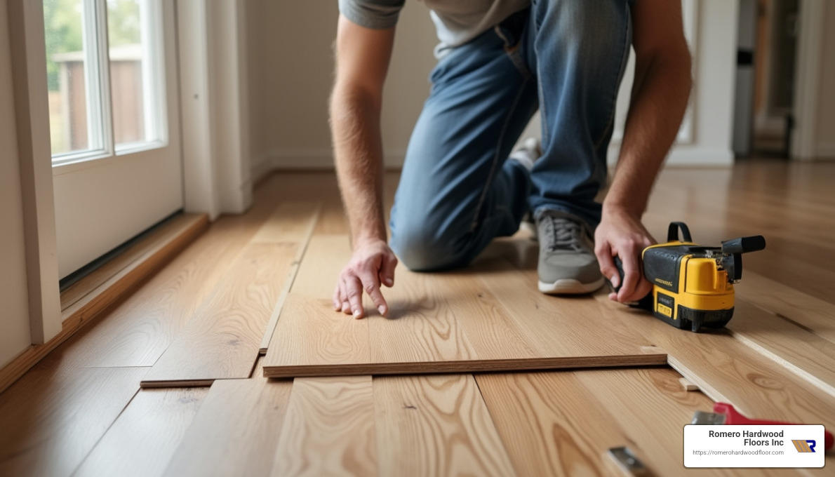 starting laminate floor installation - Laminate floor installation tips
