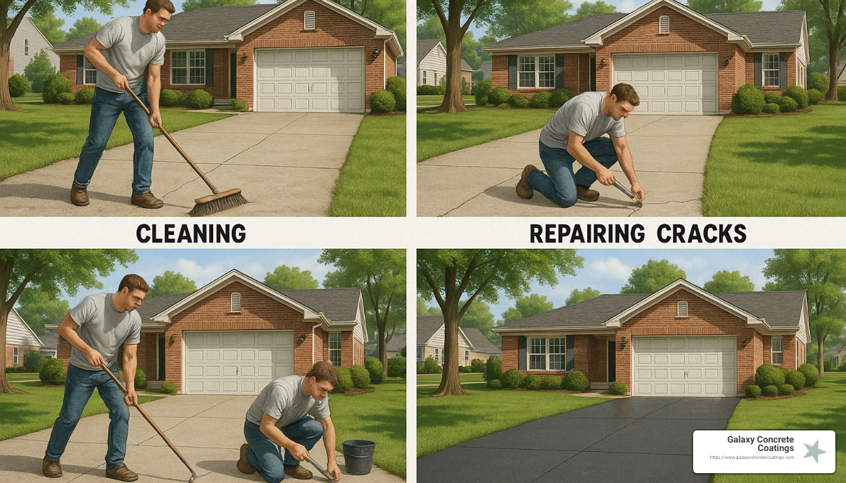 concrete driveway preparation and sealer application process - concrete driveway sealer concrete driveway preparation and sealer application process - concrete driveway sealer
