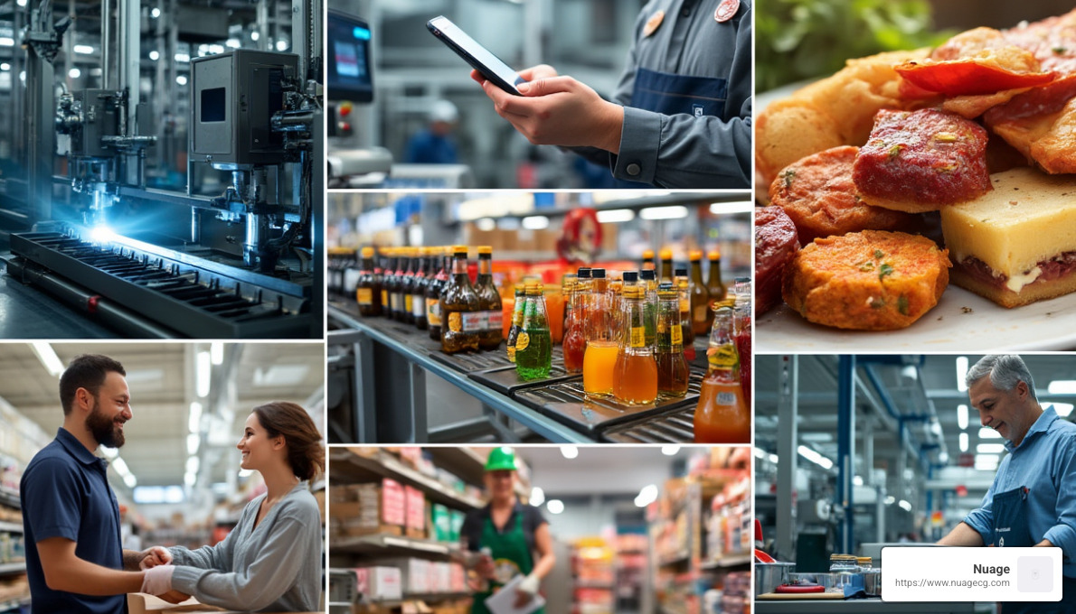 Various industries using NetSuite including manufacturing, food and beverage, retail, and services - netsuite implementation consultants