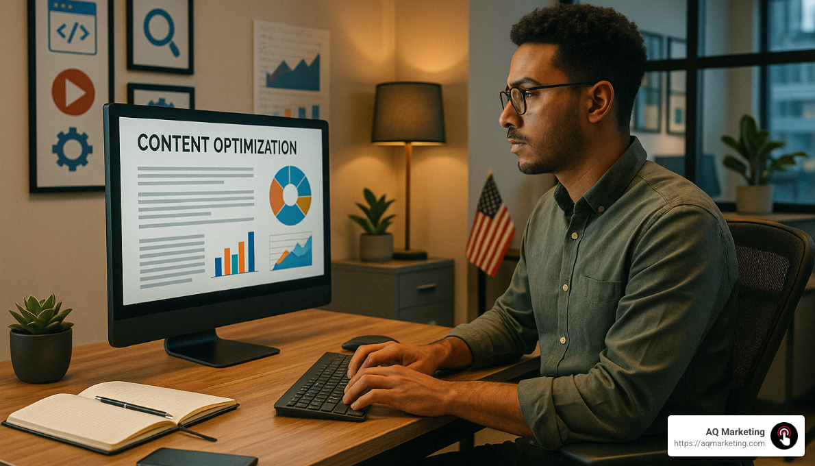 person improving online content - online reputation repair