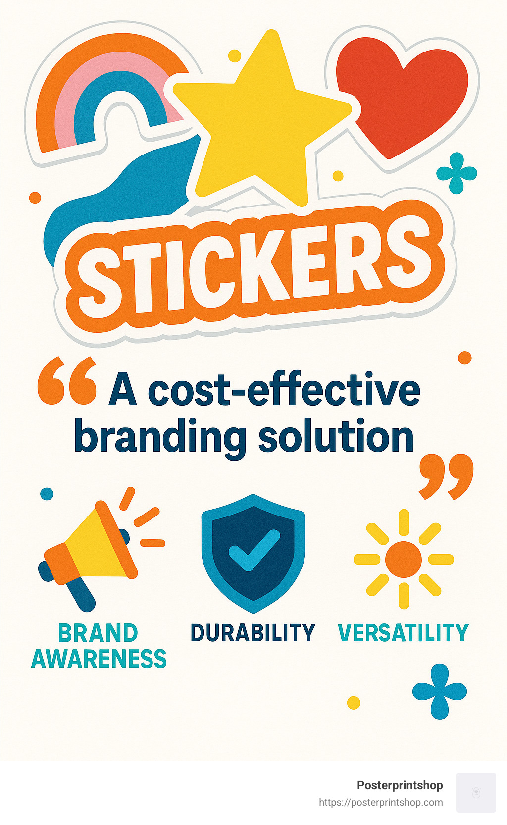 Quote about vinyl sticker marketing effectiveness - vinyl sticker printing services infographic 