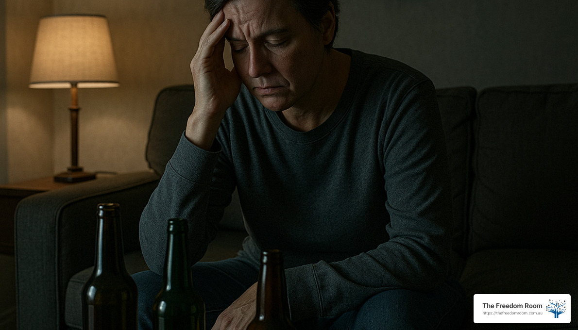 signs of trauma-driven alcohol dependence - alcohol dependence