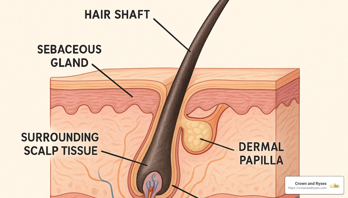 hair follicle structure diagram - hair restoration natural solutions
