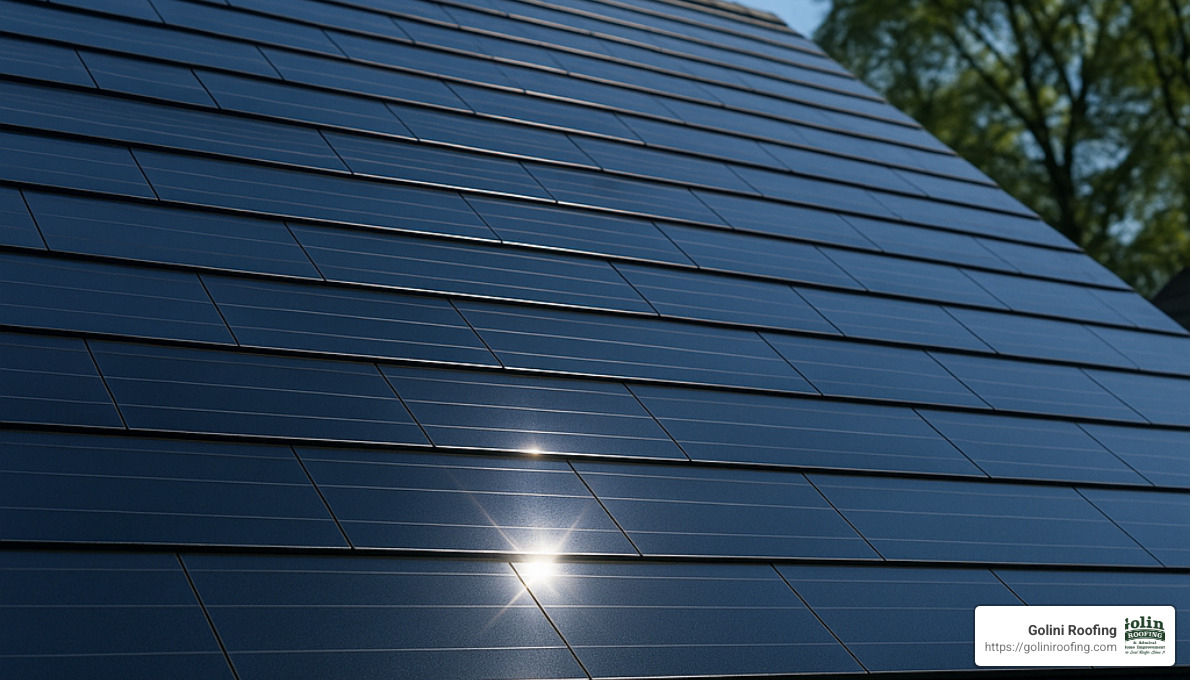 solar shingle array - roofing installations