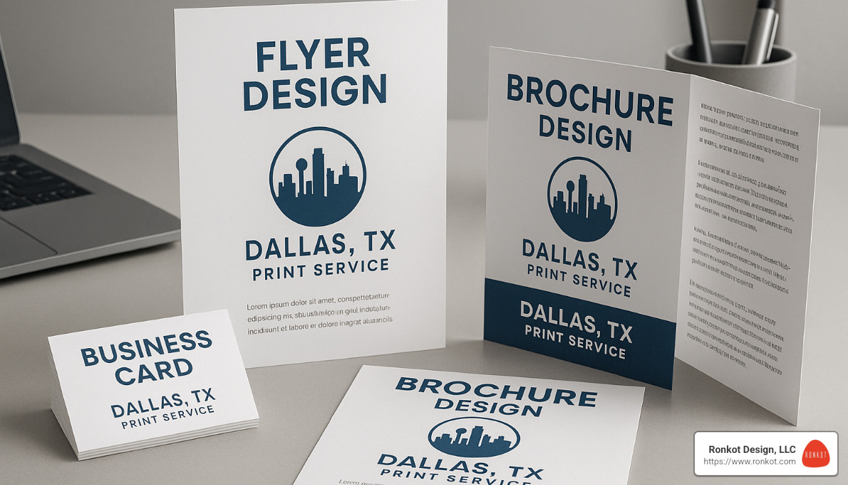 Trade show booth with various printed marketing materials including brochures - business brochure printing services in dallas tx Trade show booth with various printed marketing materials including brochures - business brochure printing services in dallas tx