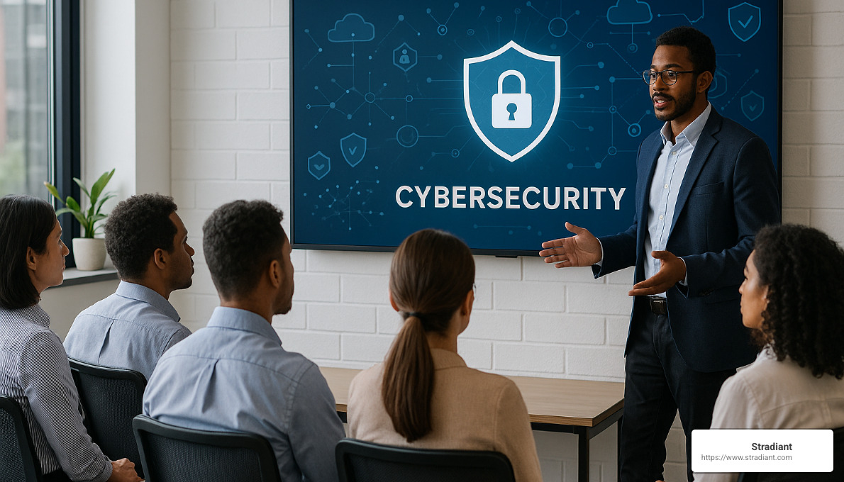 Security awareness training session - how to mitigate cyber risk