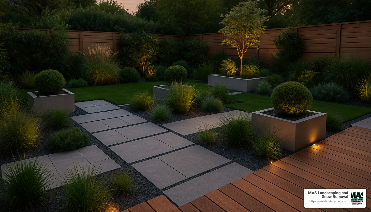 hardscape design plan showing layout with focal points and circulation paths - hardscape and design