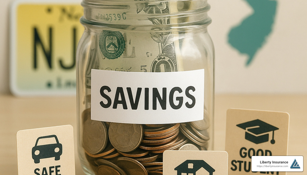 Savings jar with auto insurance discounts - auto insurance new jersey Savings jar with auto insurance discounts - auto insurance new jersey