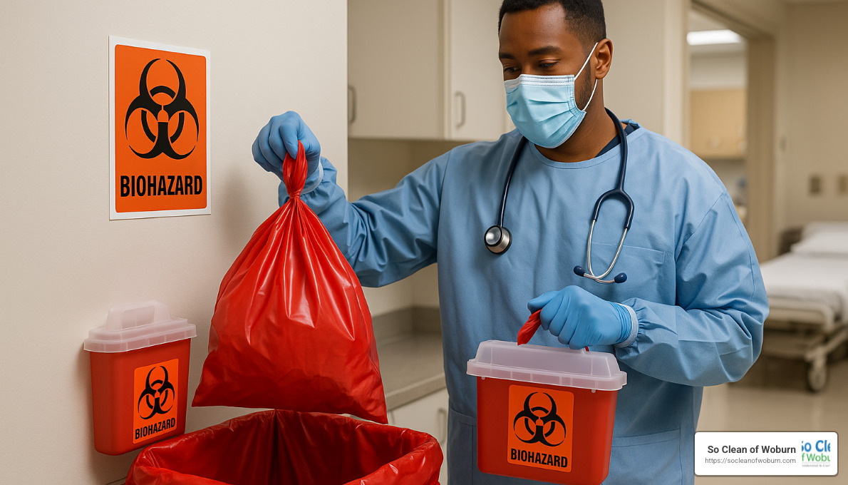 medical waste handling and biohazard management - cleaning services for medical offices