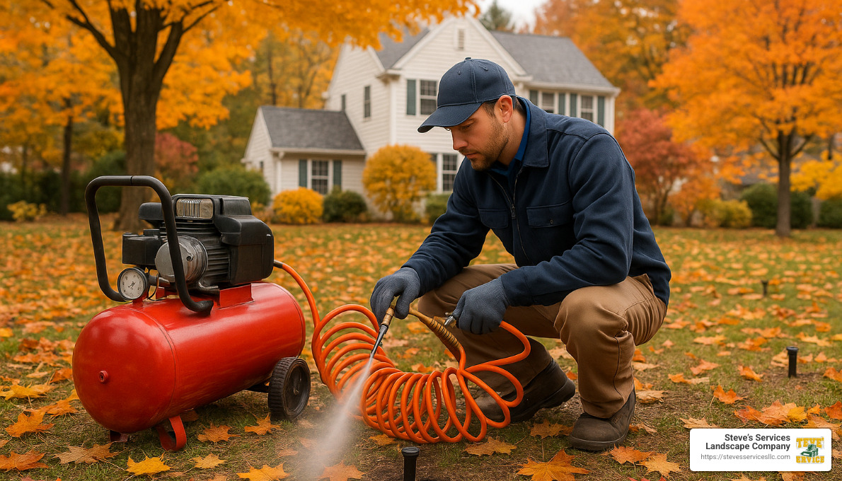 irrigation system winterization process - Irrigation System Installation