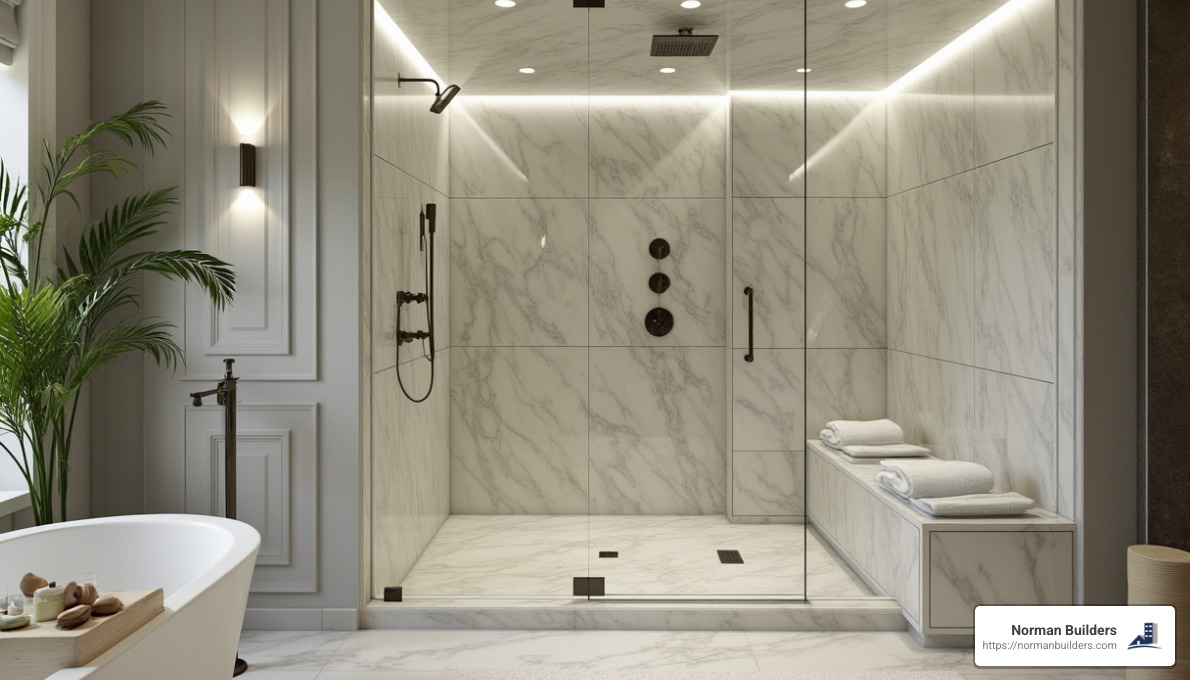 Image showcasing 21 wet room ideas to add a sense of luxury to your bathroom