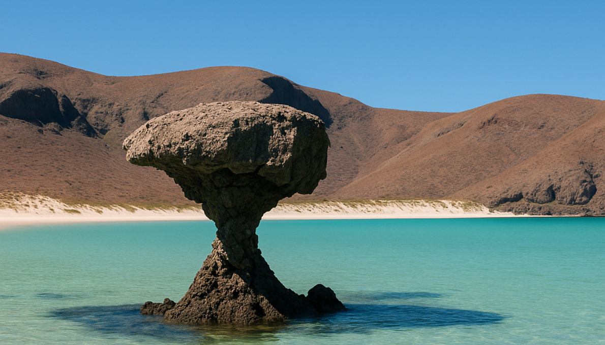 Balandra mushroom rock - is it safe to travel from cabo to la paz