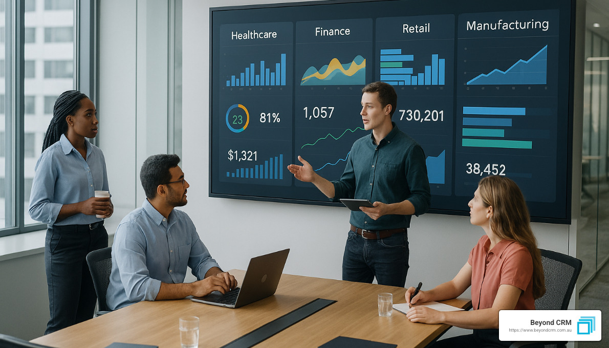 industry specific crm dashboard - CRM solutions for startups