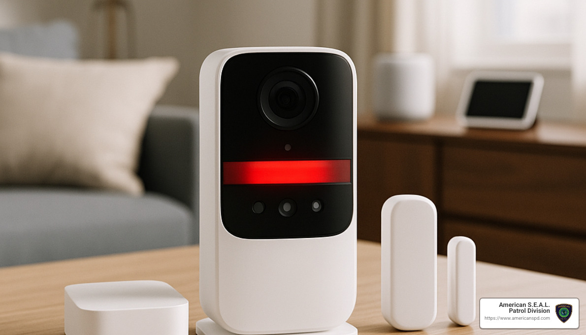 all-in-one security camera with hub - apartment friendly security camera