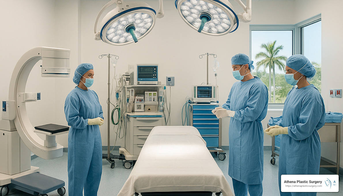 modern West Palm Beach surgery suite - board certified plastic surgeon west palm beach
