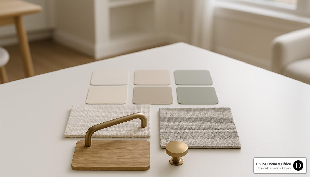 color palette mood board for home staging - home staging consultation package