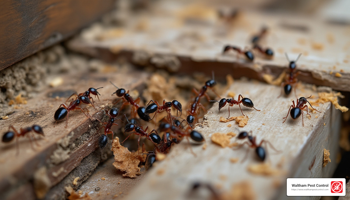 carpenter ants in house - how to exterminate carpenter ants in house