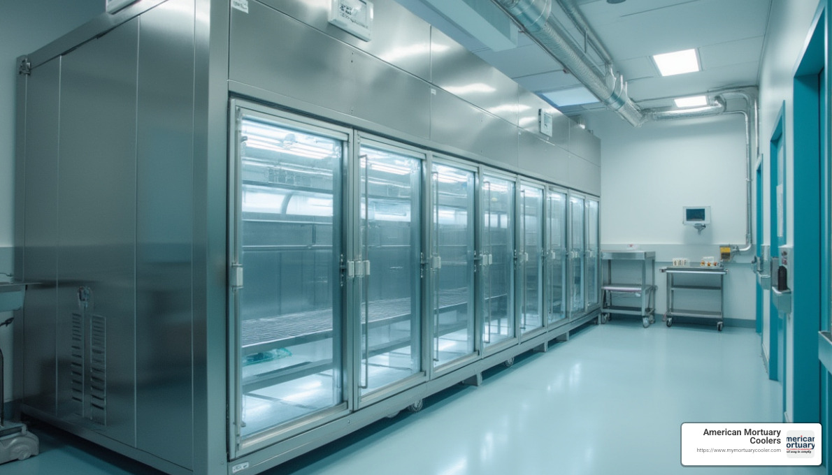 walk-in mortuary cooler system - cellule refrigerante morgue prix