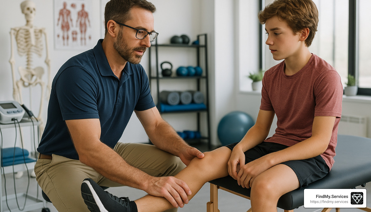 physical therapist specialist working with athlete on rehabilitation - Certified physical therapist