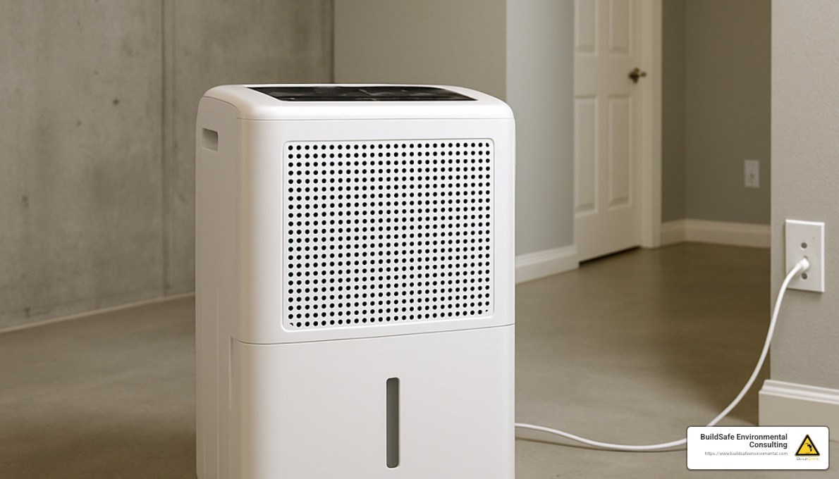 dehumidifier in basement - mold risks in homes