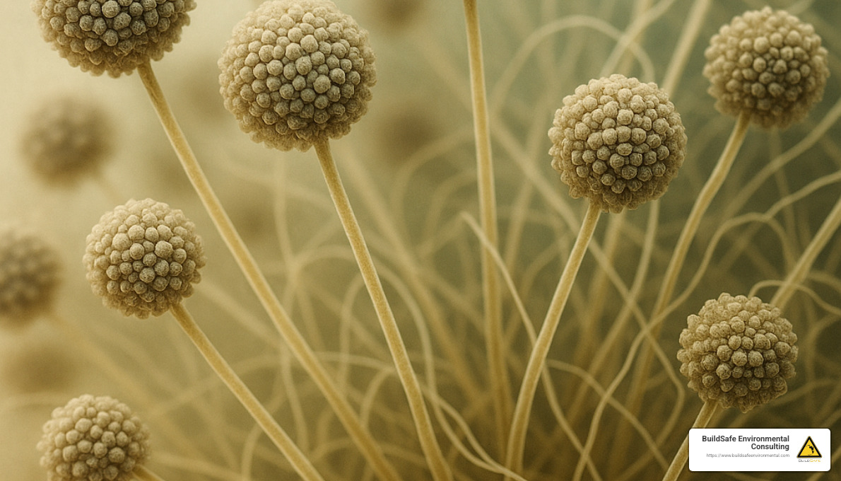 mold spores under microscope - mold risks in homes