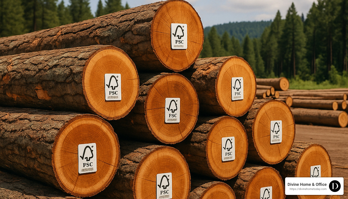 sustainable wood sourcing for custom furniture - custom wood furnishings