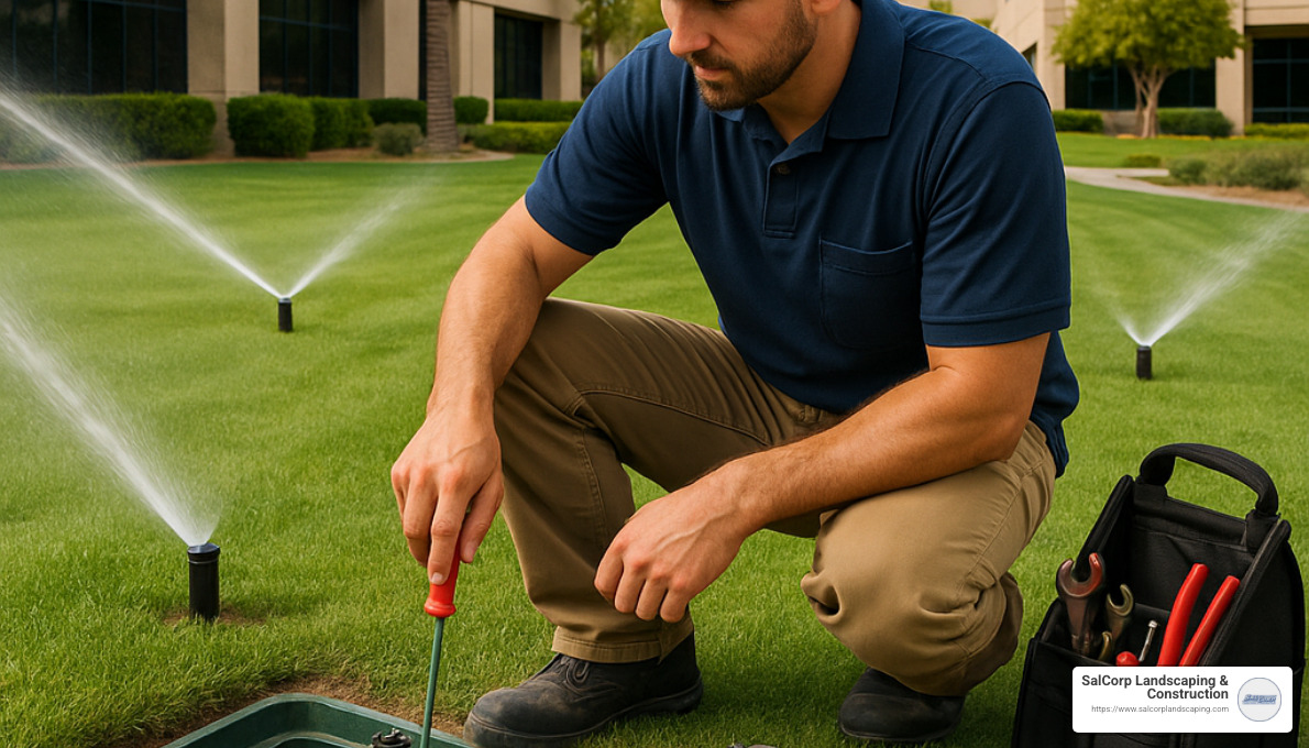 commercial irrigation system maintenance - commercial irrigation installation