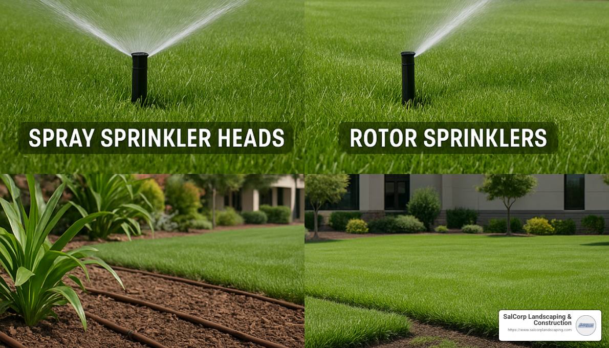 commercial irrigation system types comparison - commercial irrigation installation