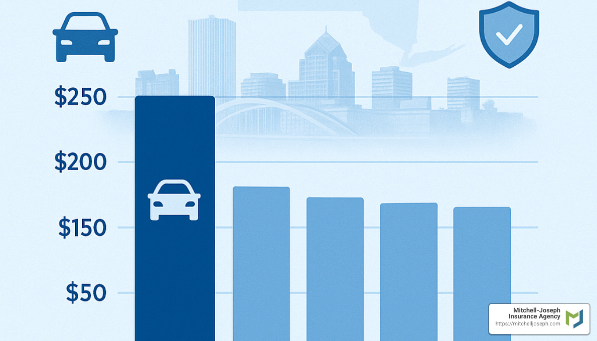 MetLife auto insurance rate comparison chart for Rochester NY - metlife auto insurance rochester ny