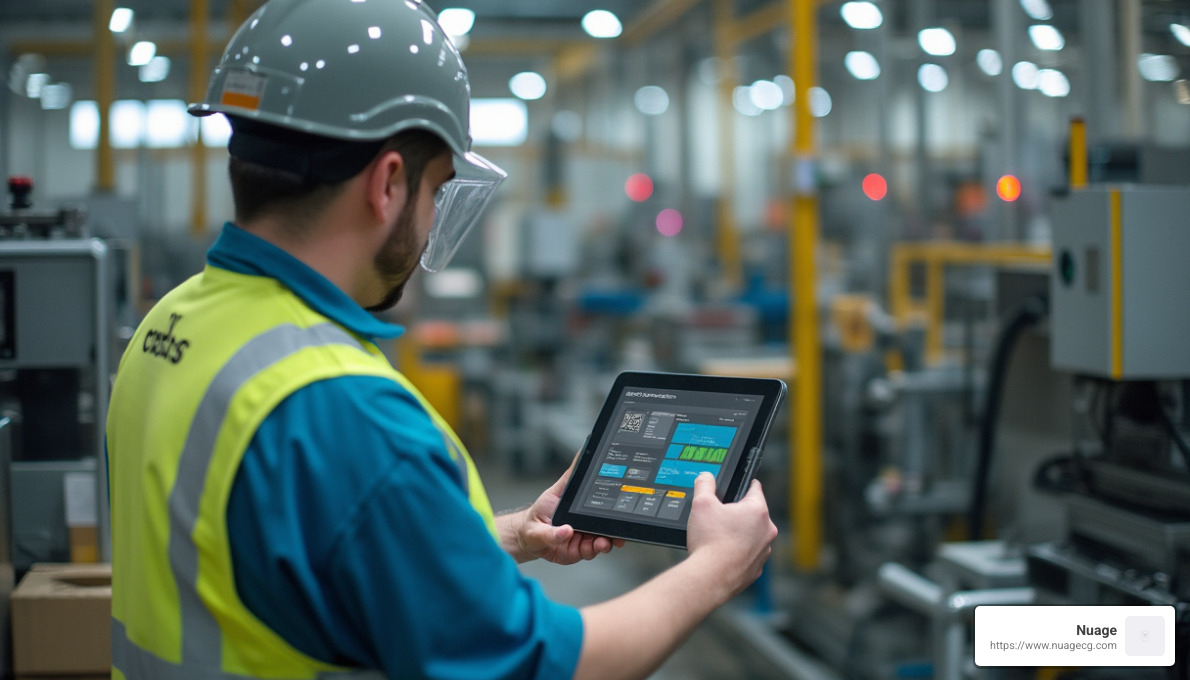 NetSuite manufacturing tablet app - ERP for batch manufacturing