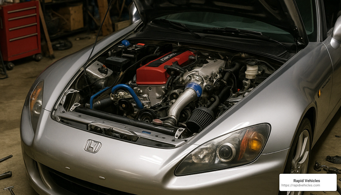 Honda S2000 engine swap - honda s2000 engine swap