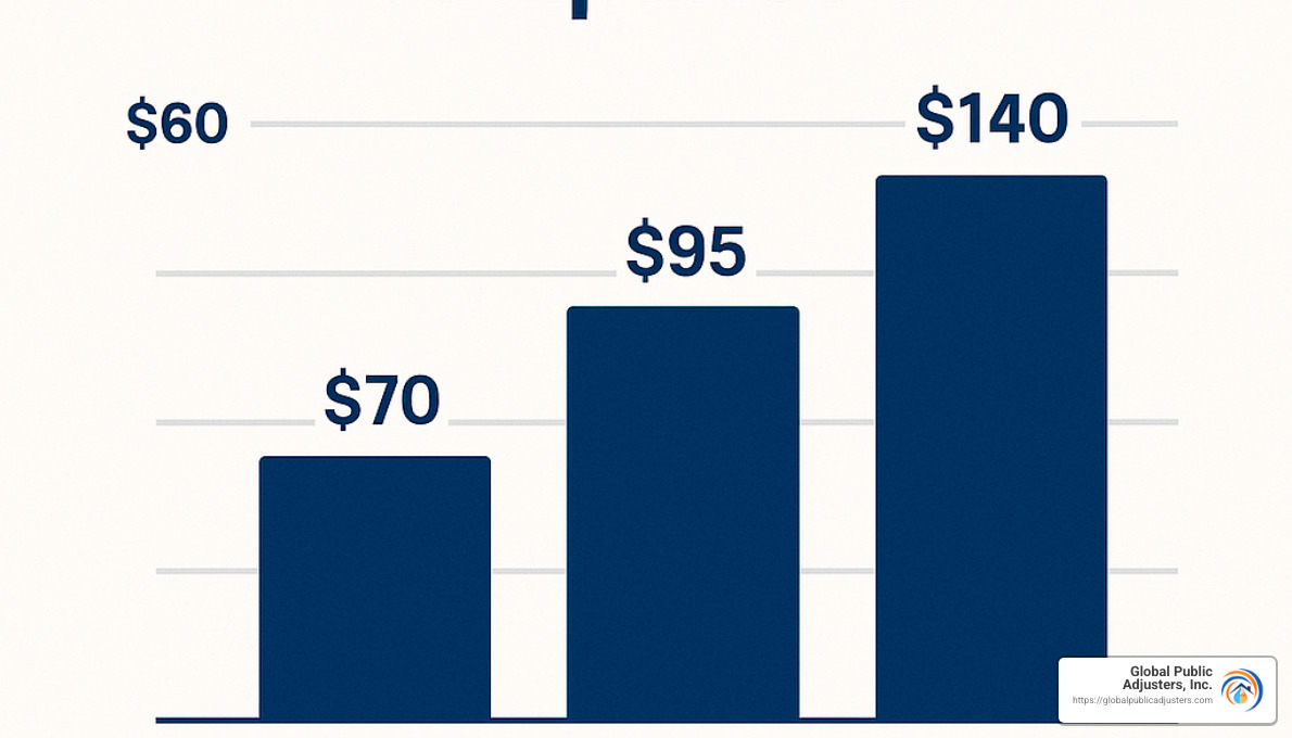 insurance rate comparison chart - bodily injury property damage