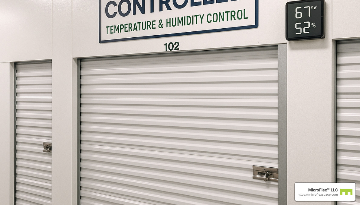 climate controlled storage units - short term storage unit rental