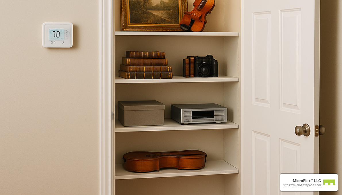 climate controlled storage for sensitive items - temporary storage solutions at home